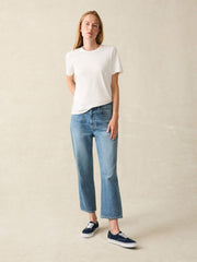 Sunwashed Crew Tee - White