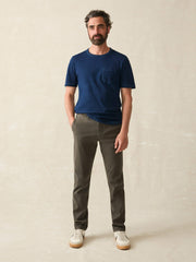 Short-Sleeve Indigo Pocket Tee - Midnight Wash