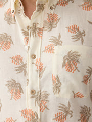 Short-Sleeve Breeze Shirt - Sunlit Palm \u0026 Waves