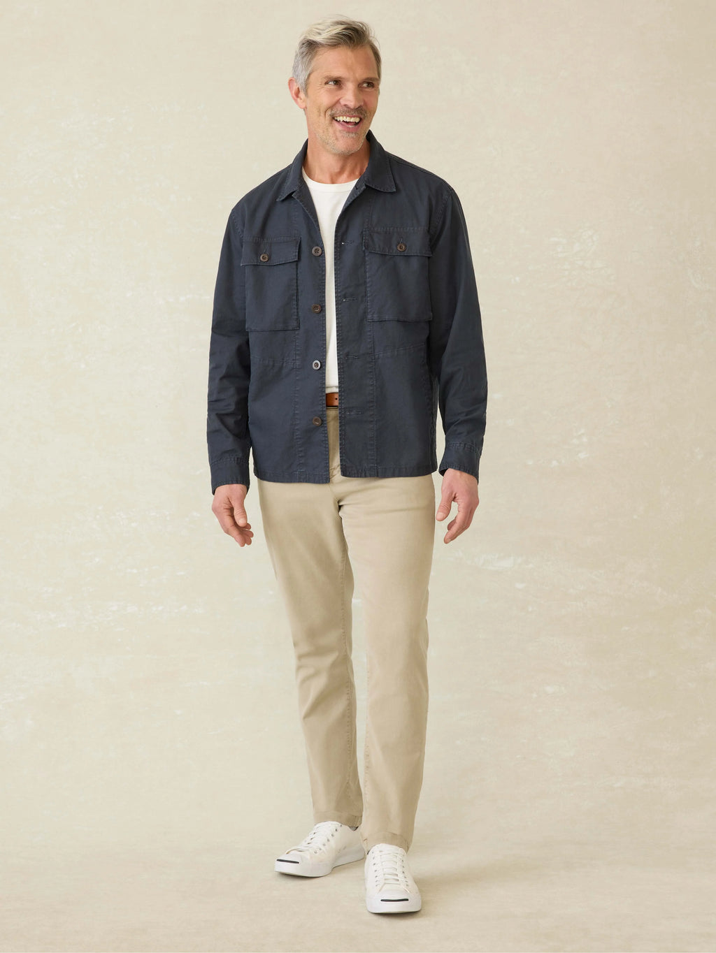 Commander Shirt Jacket - Washed Charcoal