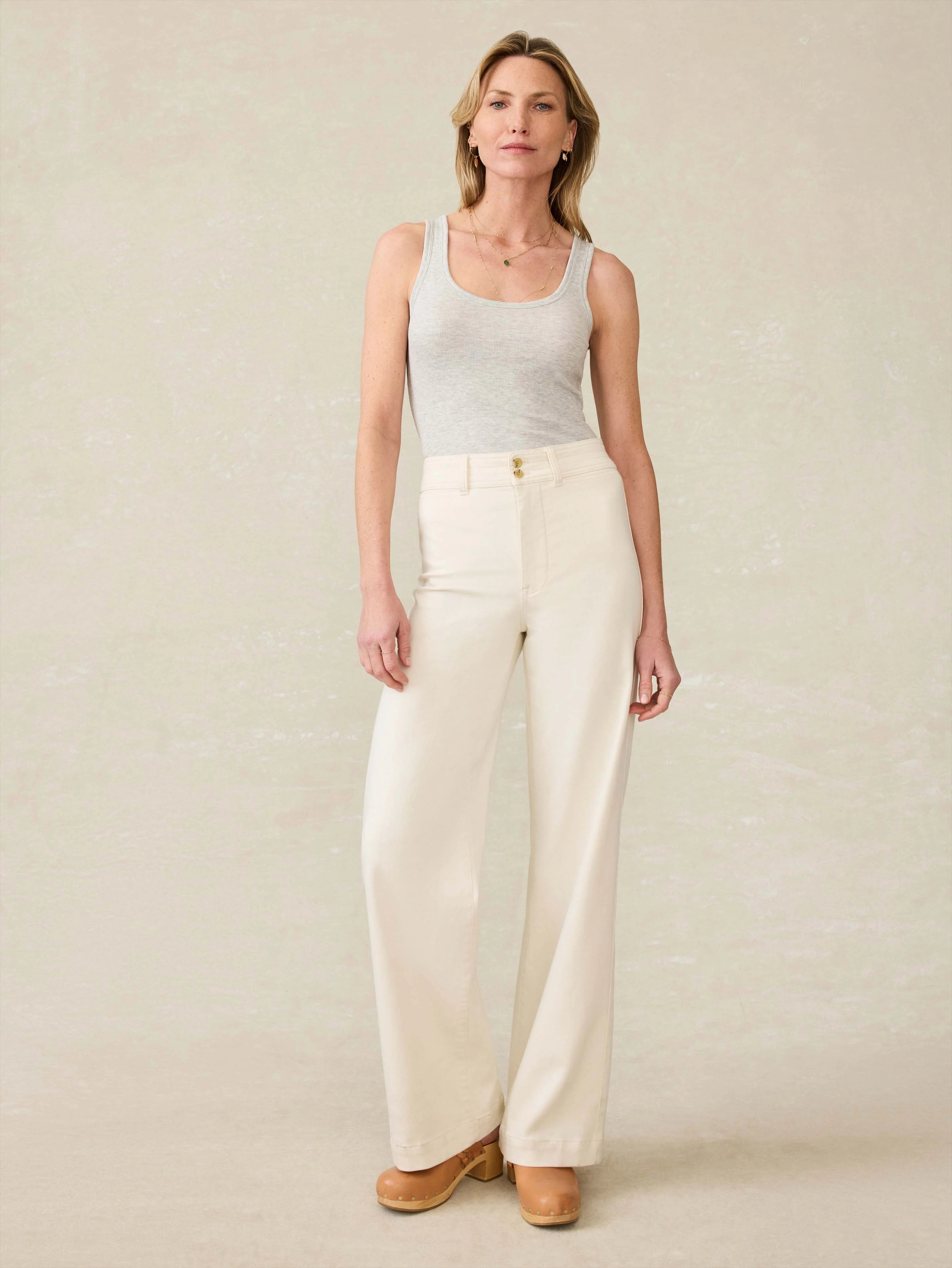 Featherweight Freestyle Tank - Light Grey Heather