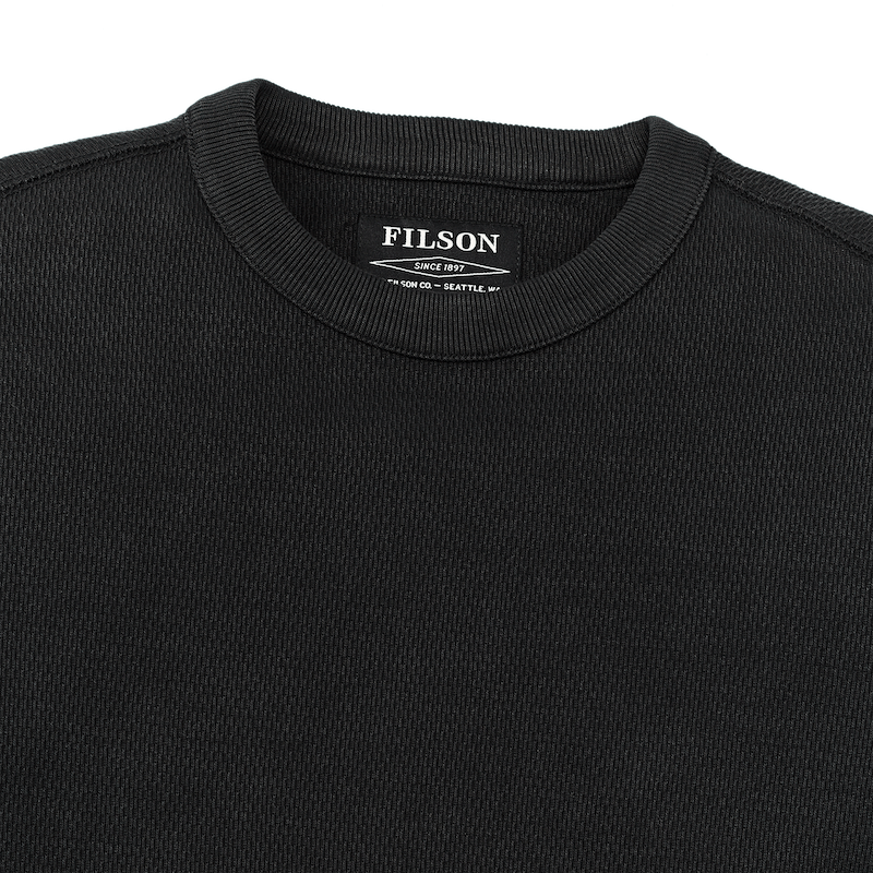 Waffle Knit Thermal Crewneck