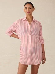 Haze Coverup - Rose Watercolor Stripe