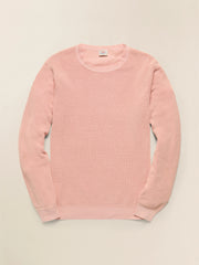 Sunwashed Crewneck Sweater - Coral Dawn