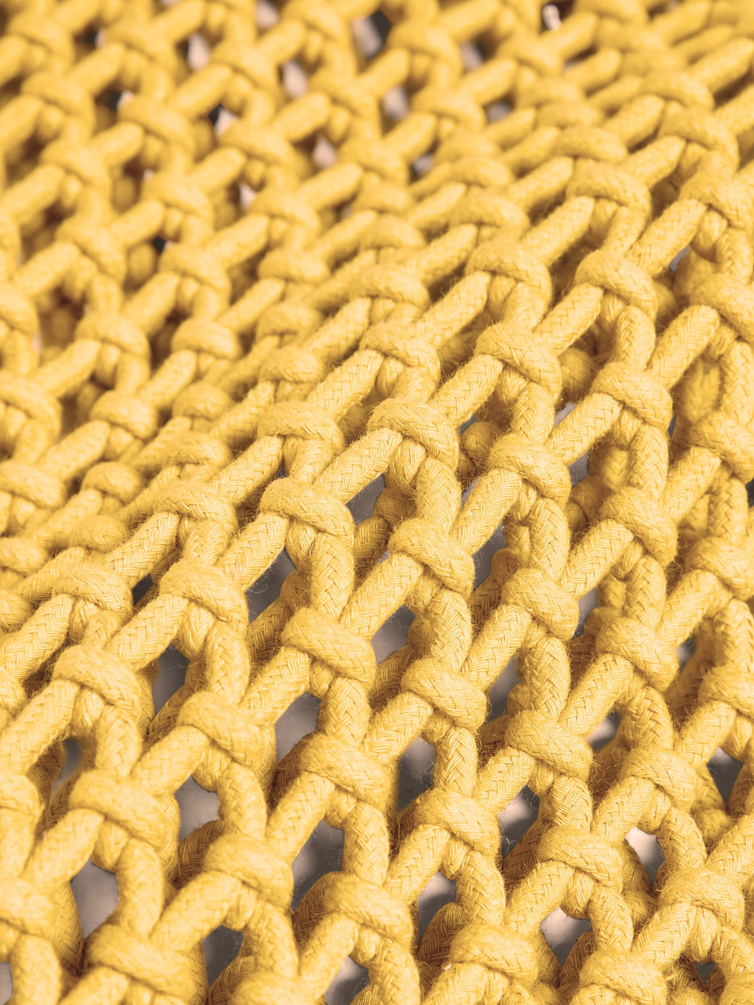 Sunwashed Macrame Tote - Sunshine