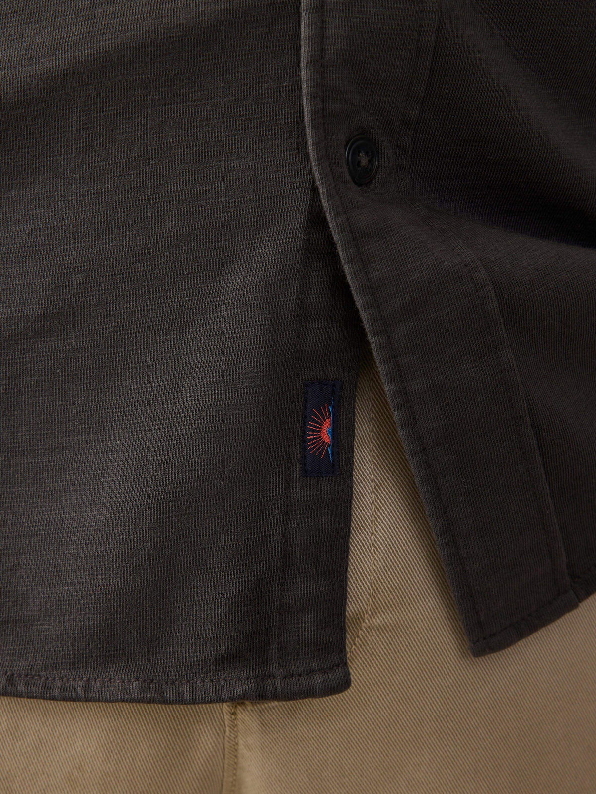 Sunwashed Knit Shirt - Washed Black