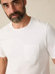 Sunwashed Pocket Tee - White