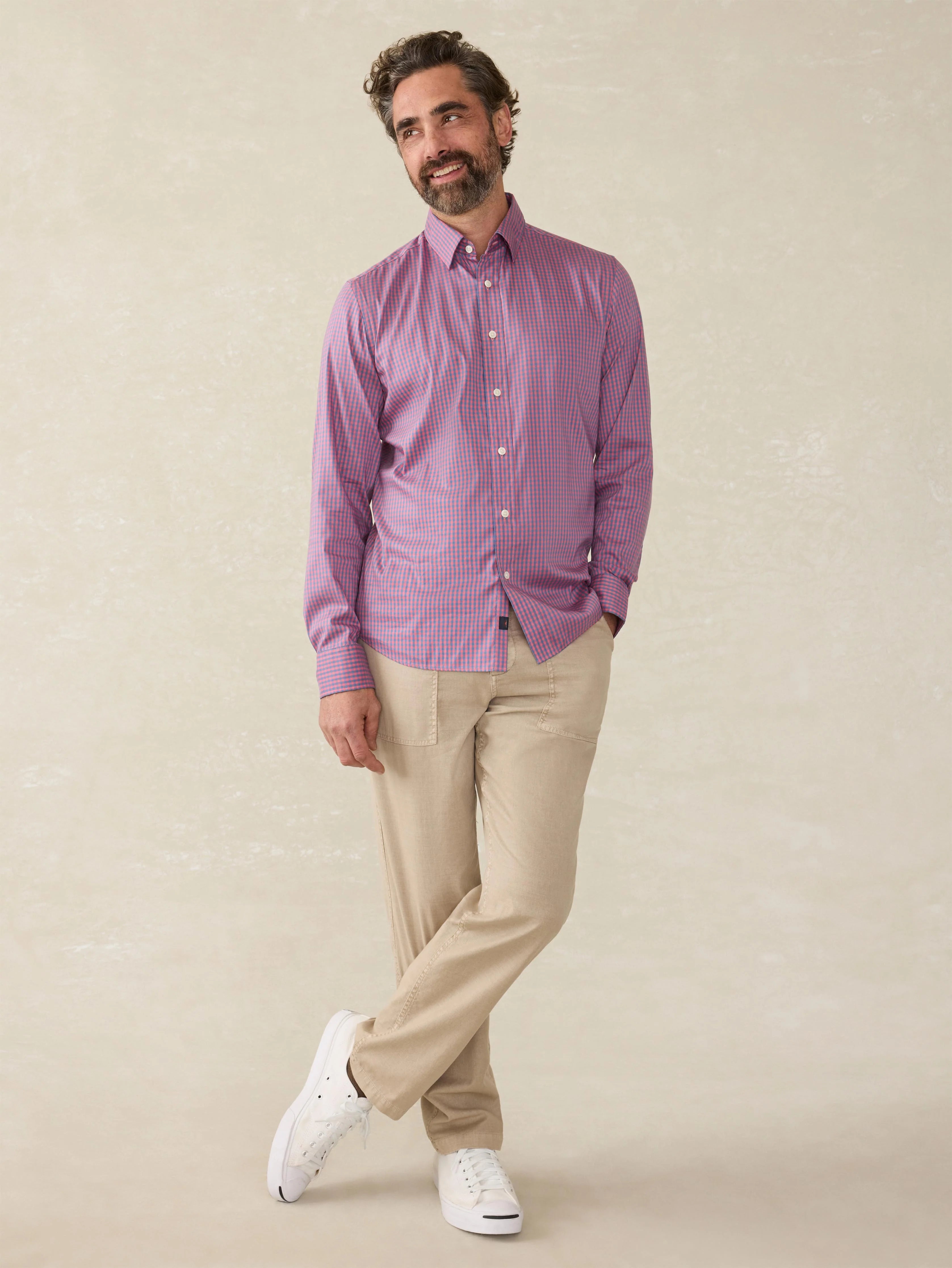 Movement™ Shirt (Tall) - Blue Rose Gingham