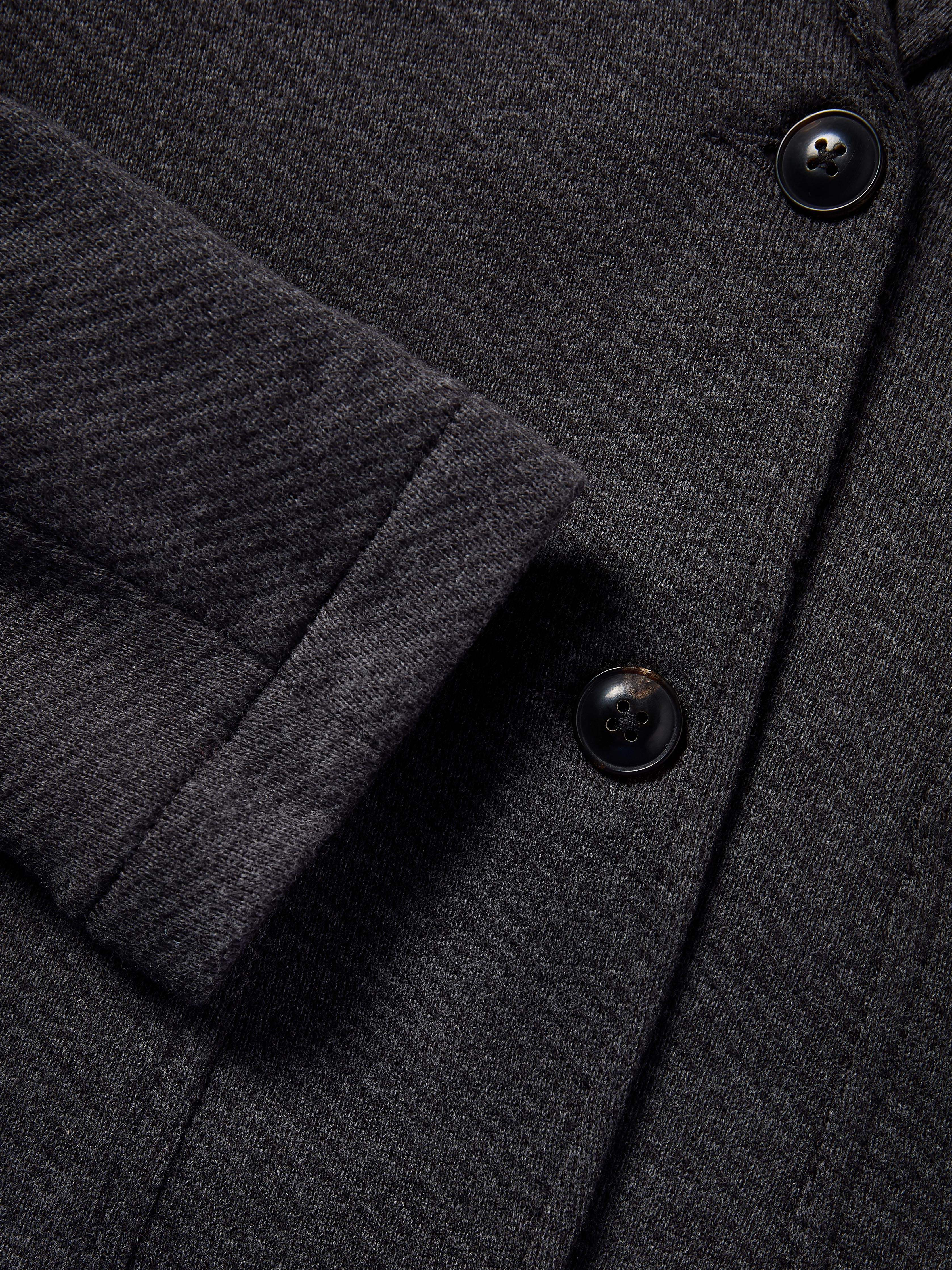 Inlet Knit Blazer - Black Sky Melange
