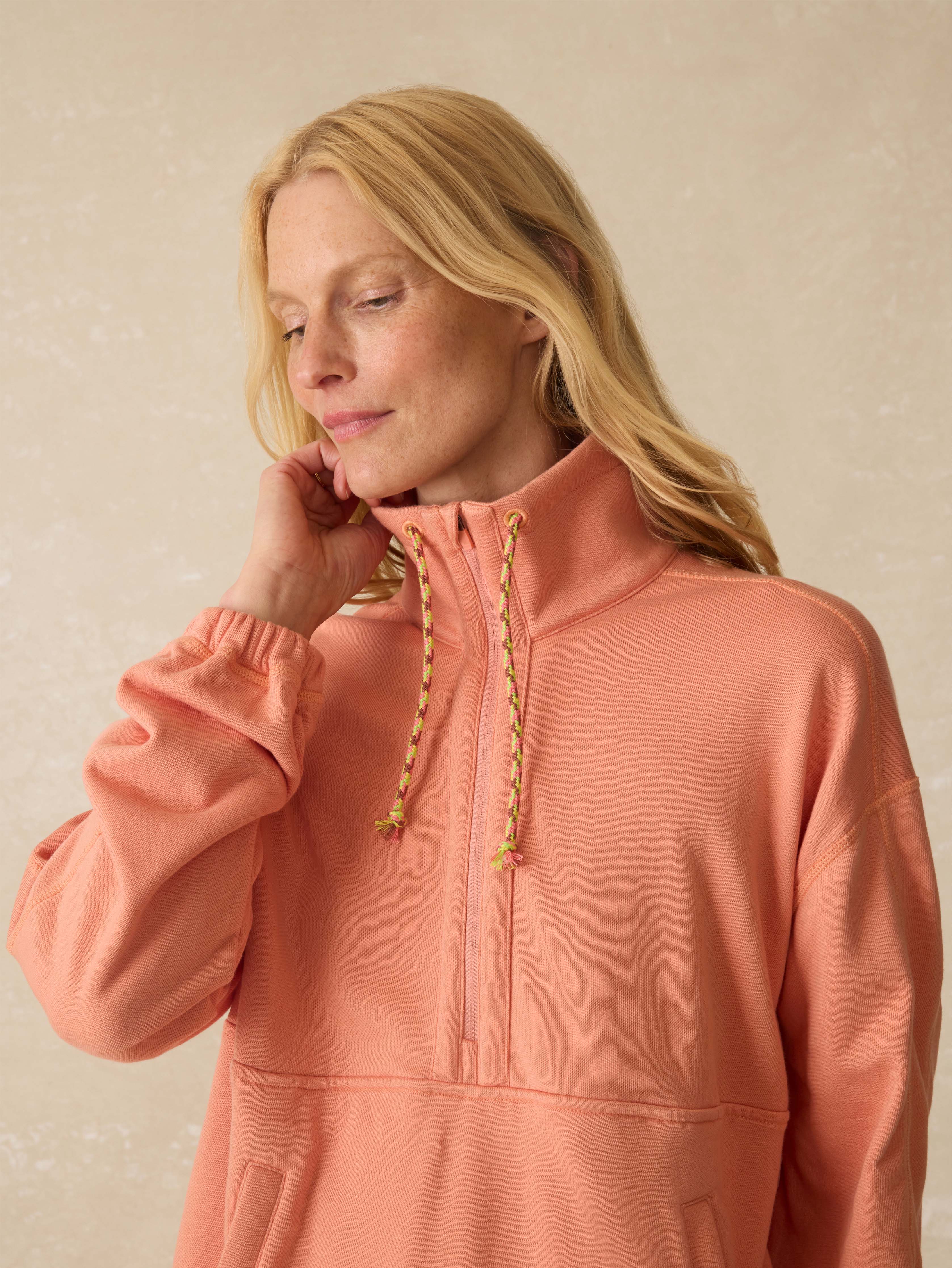High Tide Terry Anorak - Canyon Sunset
