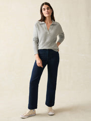 Jackson Sweater Polo - Grey Heather