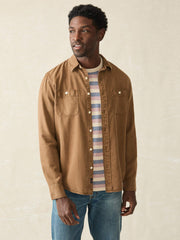 Tried \u0026 True Chambray Workshirt - Sahara Khaki
