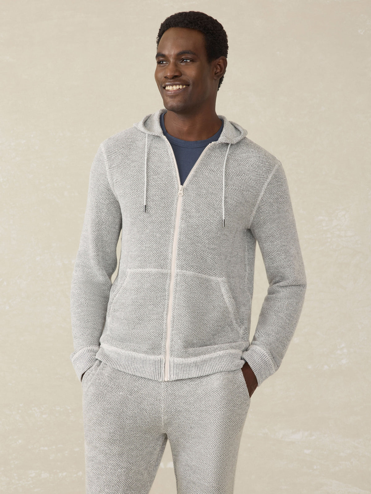 Whitewater Full Zip Hoodie - Grey Shell Loop