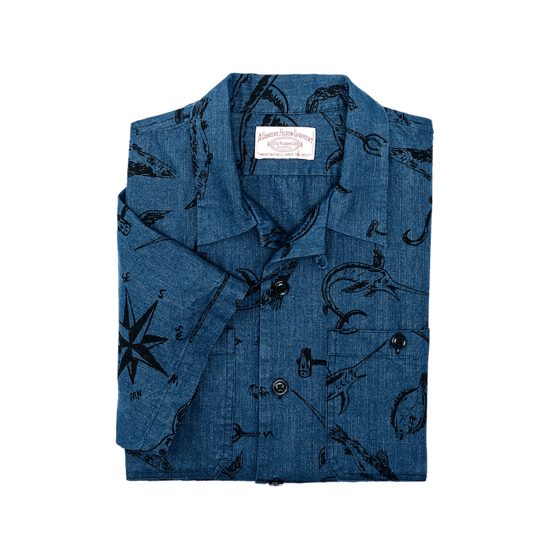 Rustic Short Sleeve Camp Shirt