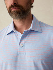 Short Sleeve Movement Polo Shirt - Vista View Stripe