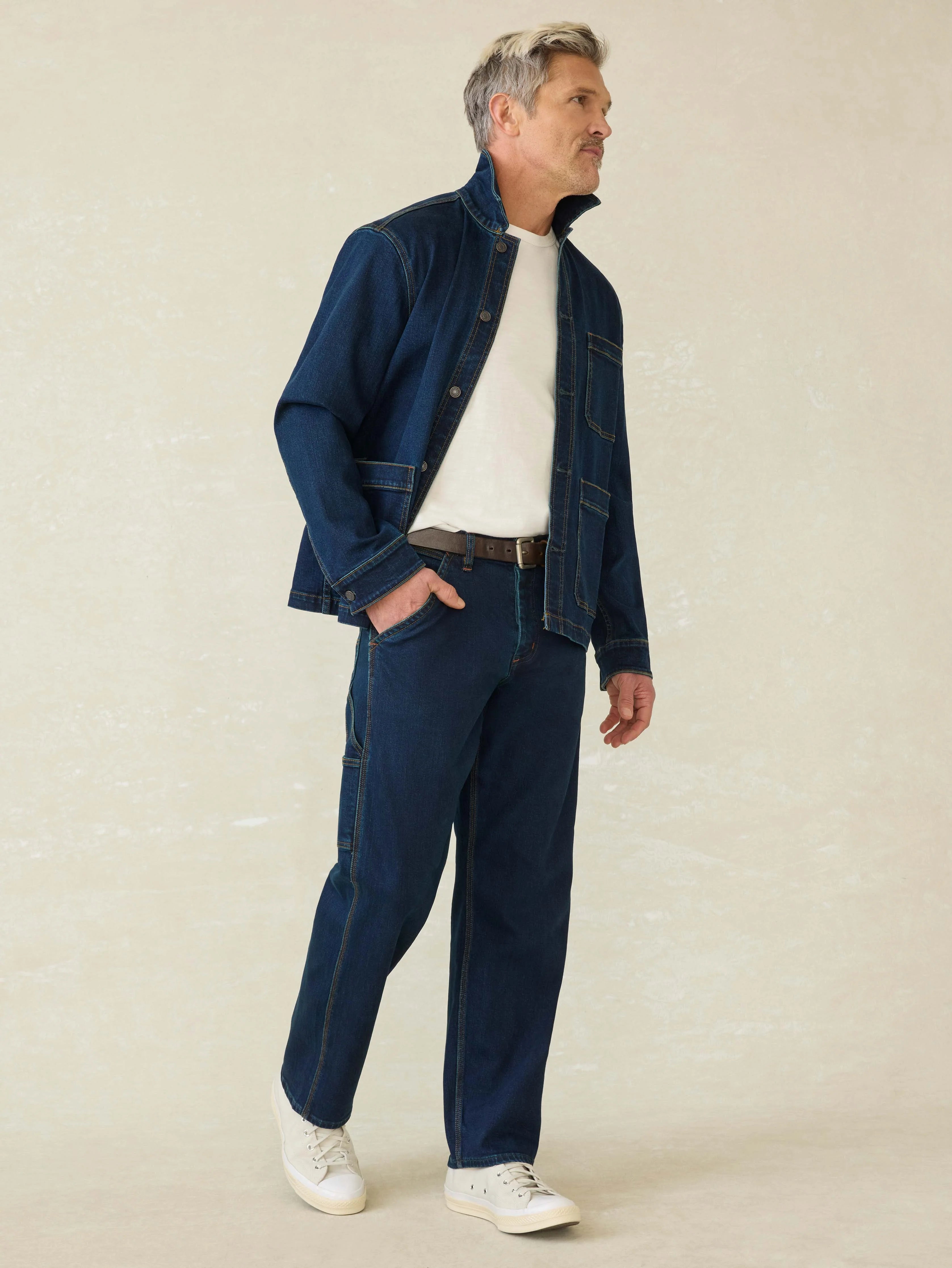 Denim Studio Jacket - Shoreblue Wash