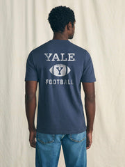 Yale Sunwashed Pocket Tee - Dune Navy