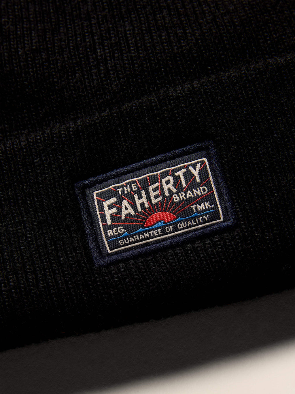 Faherty Logo Beanie - Black