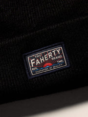 Faherty Logo Beanie - Black
