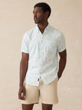 Short-Sleeve Breeze Shirt - Sky Beach Foliage