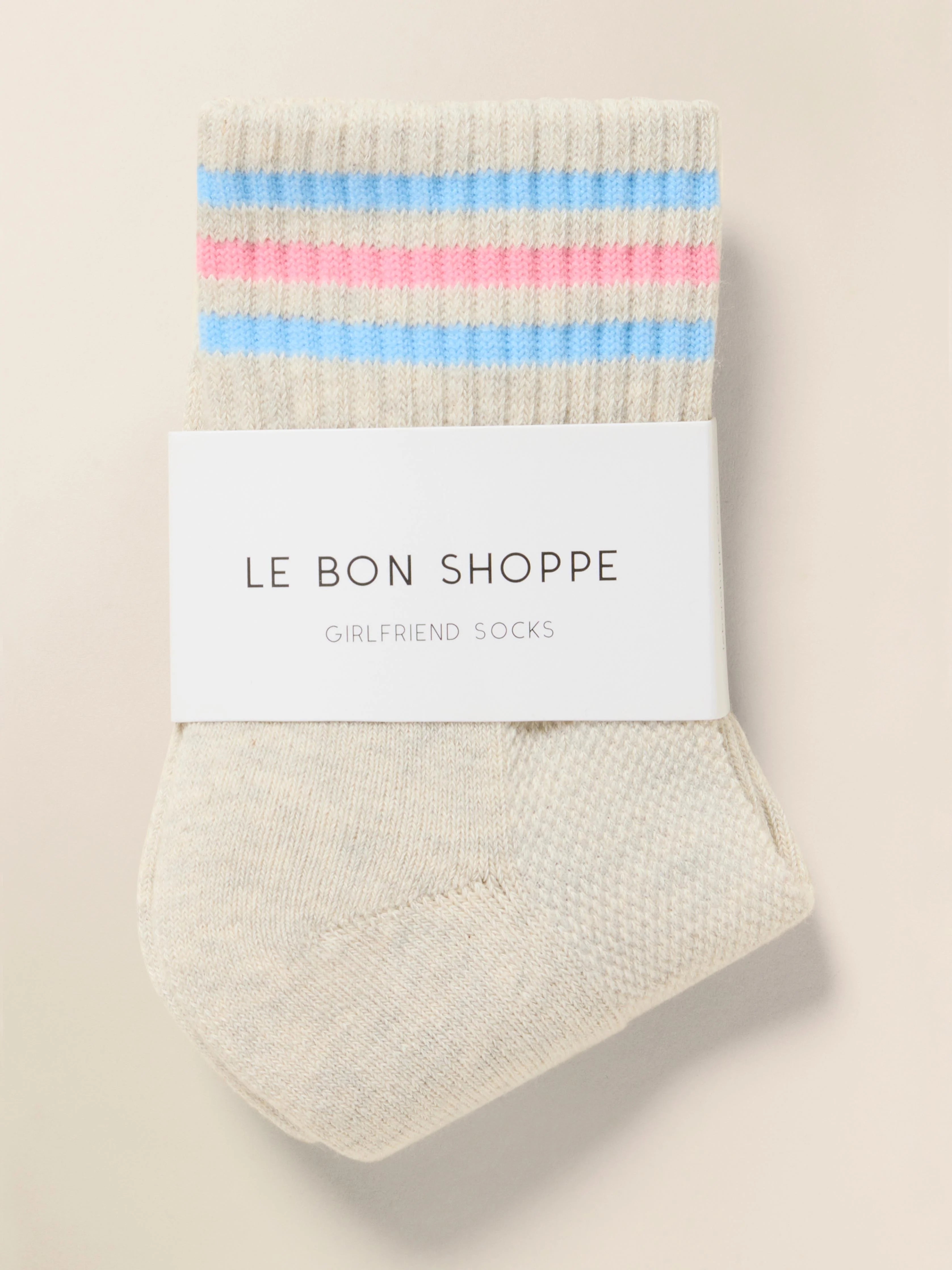Le Bon Shoppe Girlfriend Sock - Bright Grey