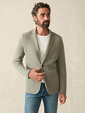 Inlet Knit Blazer - Olive Brush Melange