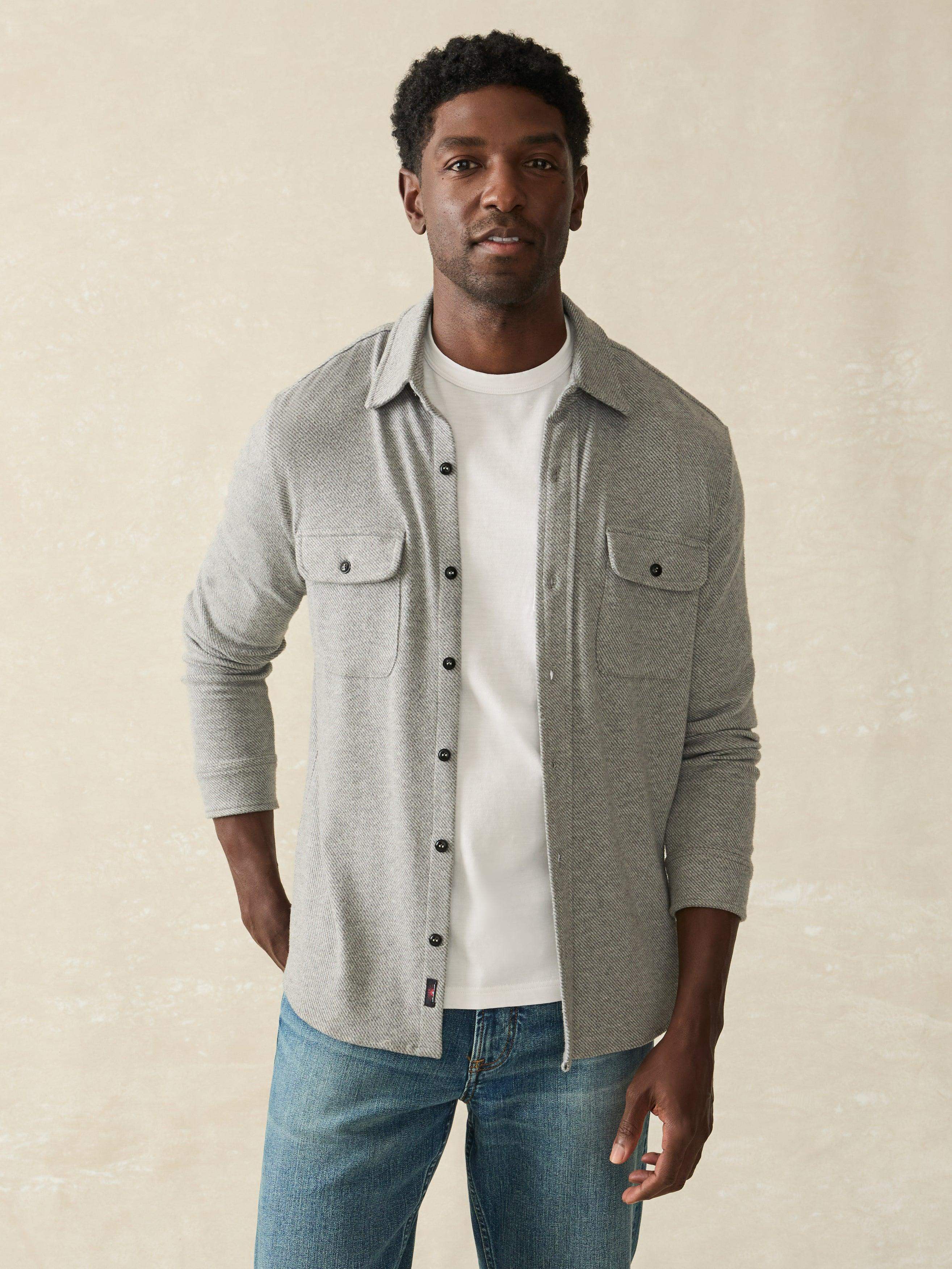 Legend™ Sweater Shirt (Single Pocket) - Fossil Grey Twill