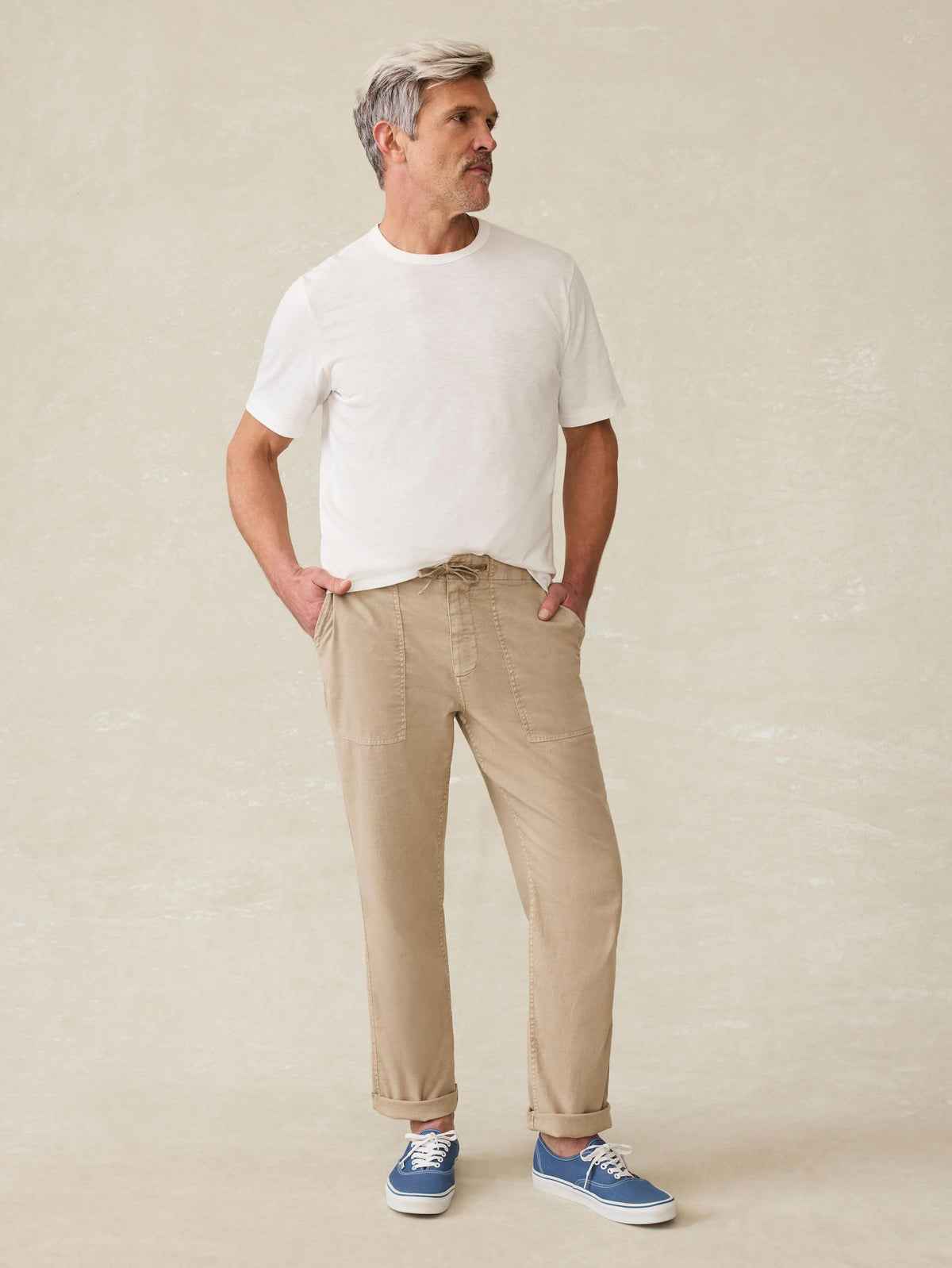 Sunwashed Regenerative Tee - White