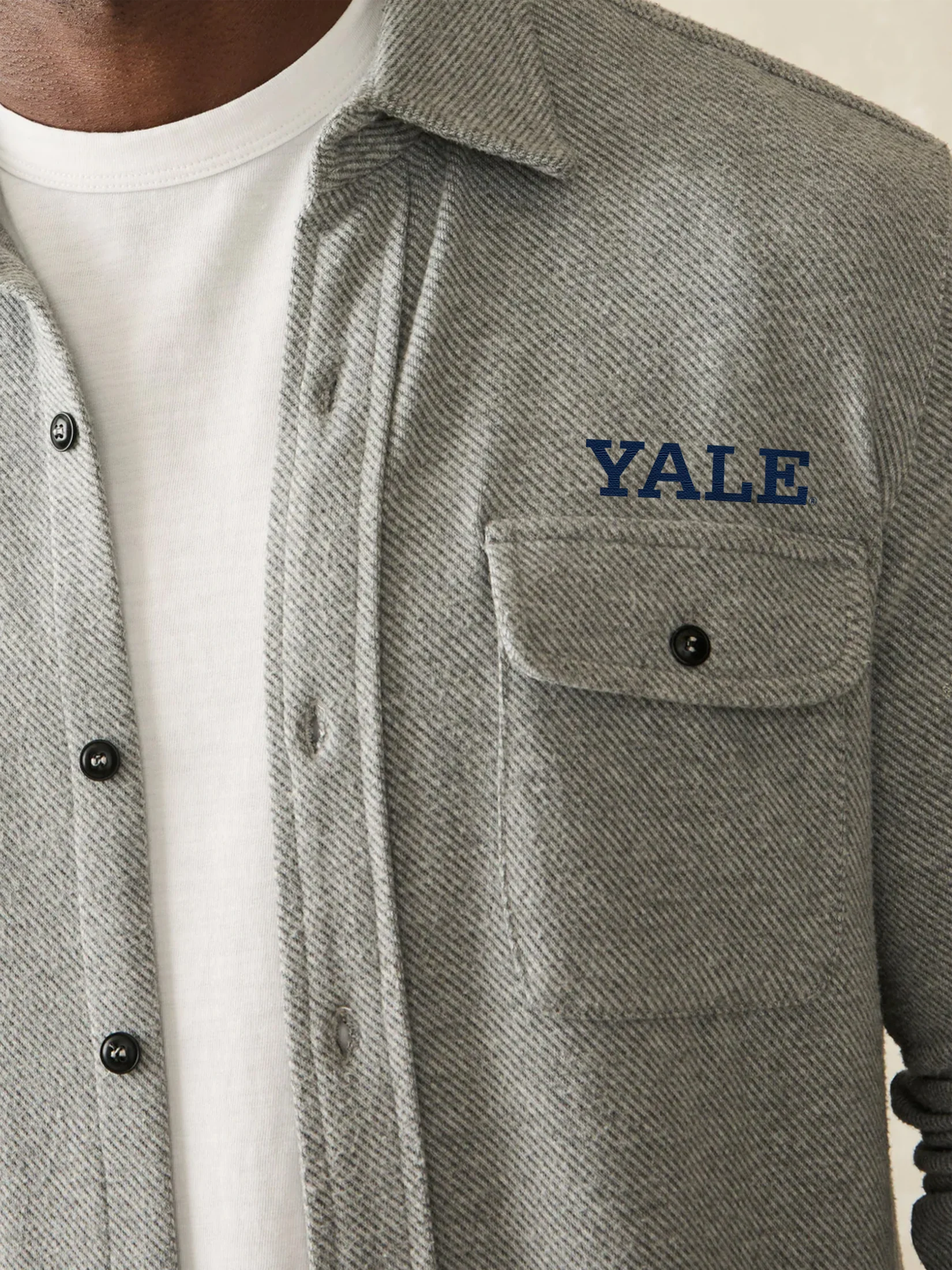 Yale Legend™ Sweater Shirt - Fossil Grey Twill