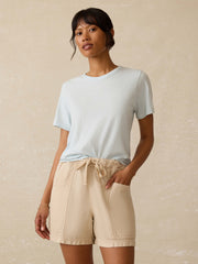 Sunwashed Regenerative Essential Tee - Sky