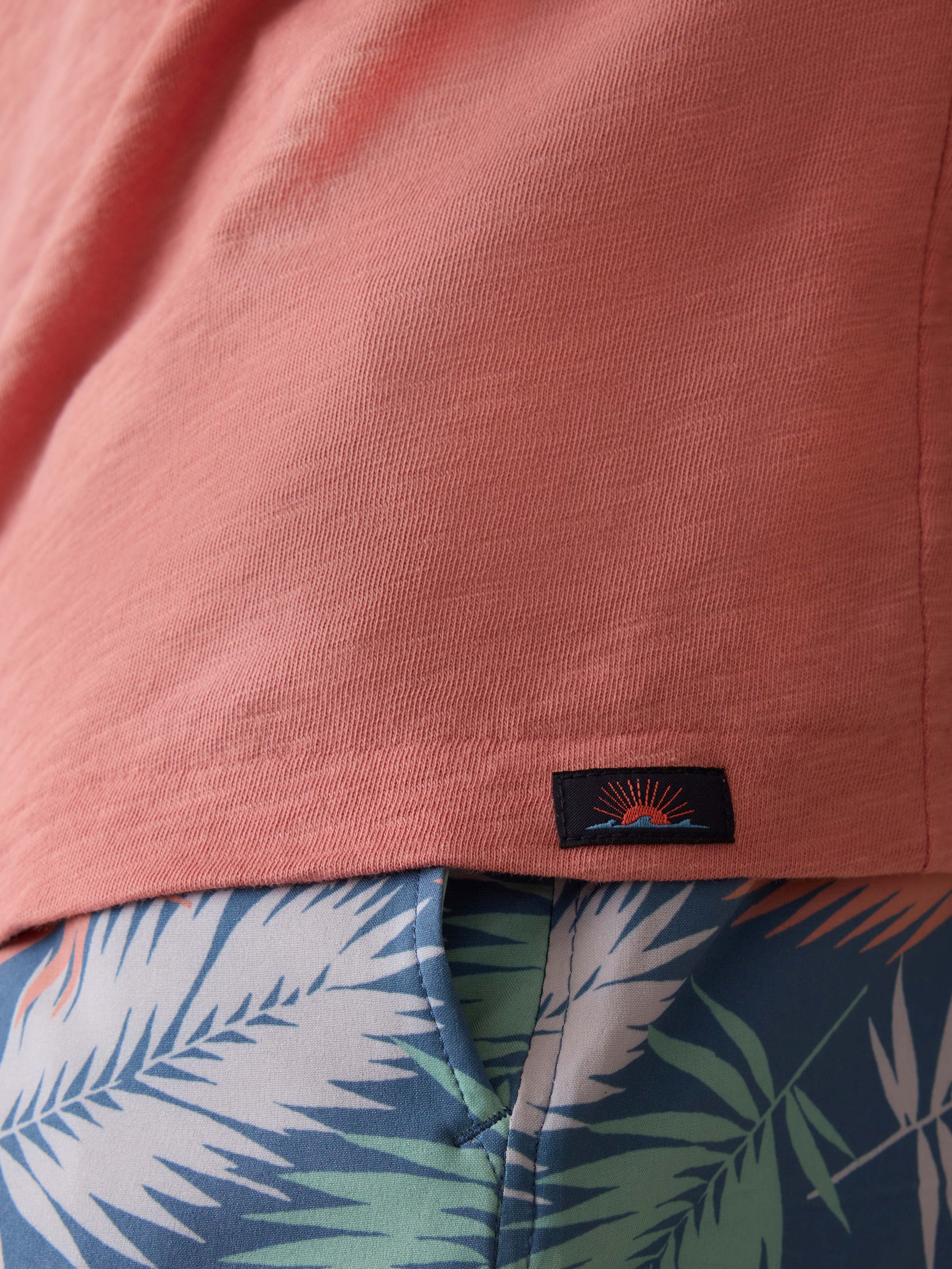Sunwashed Regenerative Pocket Tee - Faded Flag