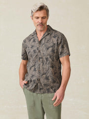 Short-Sleeve Breeze Camp Shirt - Graphite Rainforest