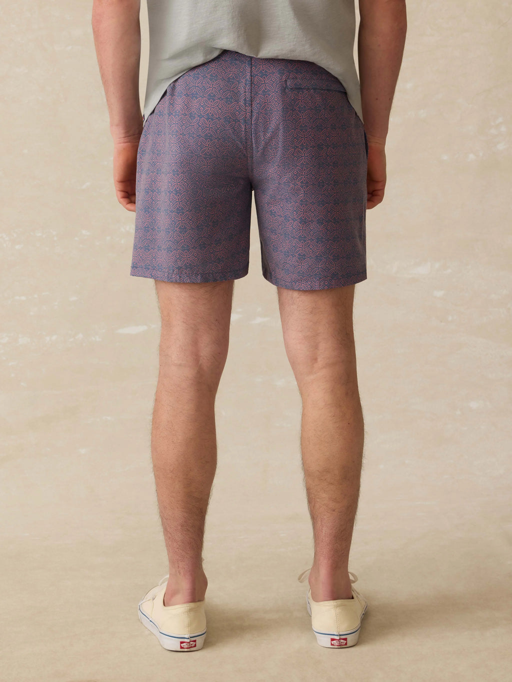 Biarritz Boardshort - Dusk Rose Medallion