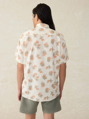 Short-Sleeve Breeze Shirt - Sunlit Palm \u0026 Waves