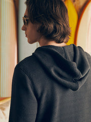 Whitewater Full Zip Hoodie - Washed Black