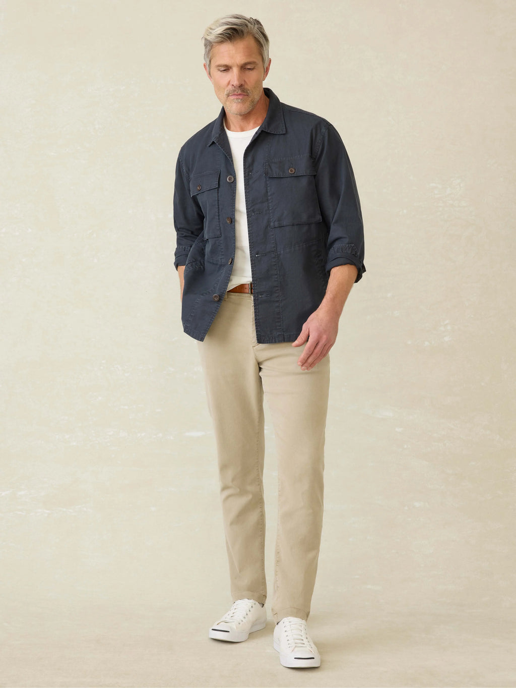 Commander Shirt Jacket - Washed Charcoal