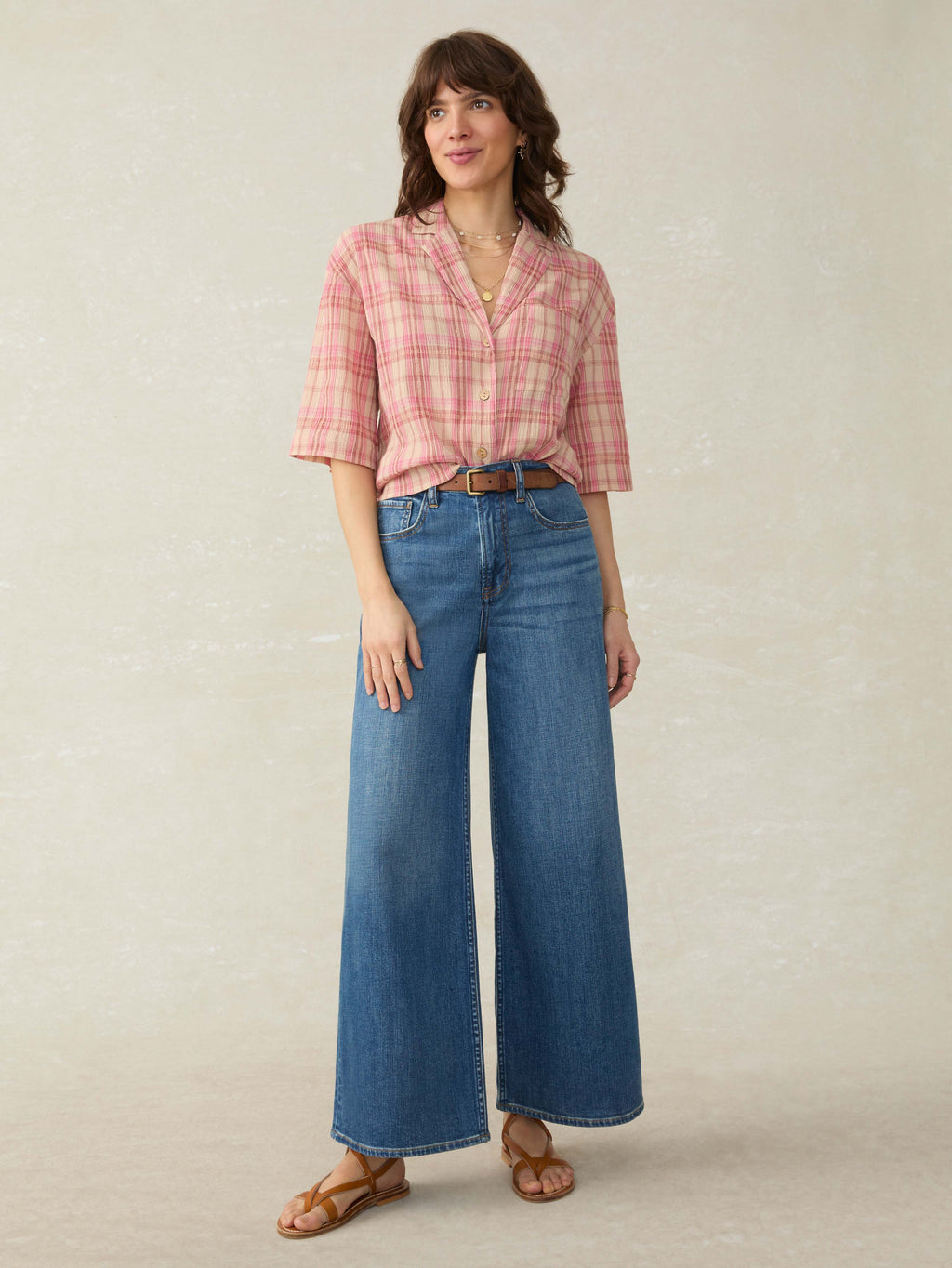 Canyon Haze Shirt - Terracotta Sunrise Plaid