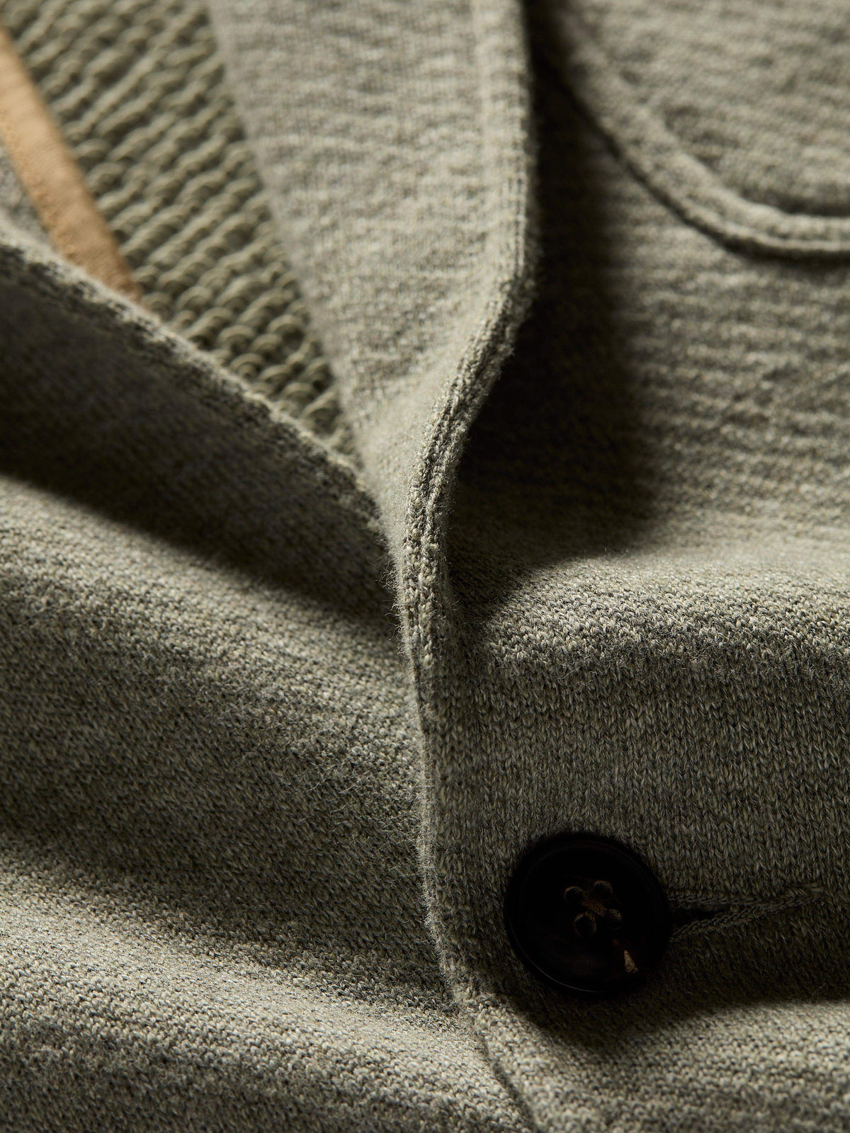 Inlet Knit Blazer (Tall) - Olive Brush Melange