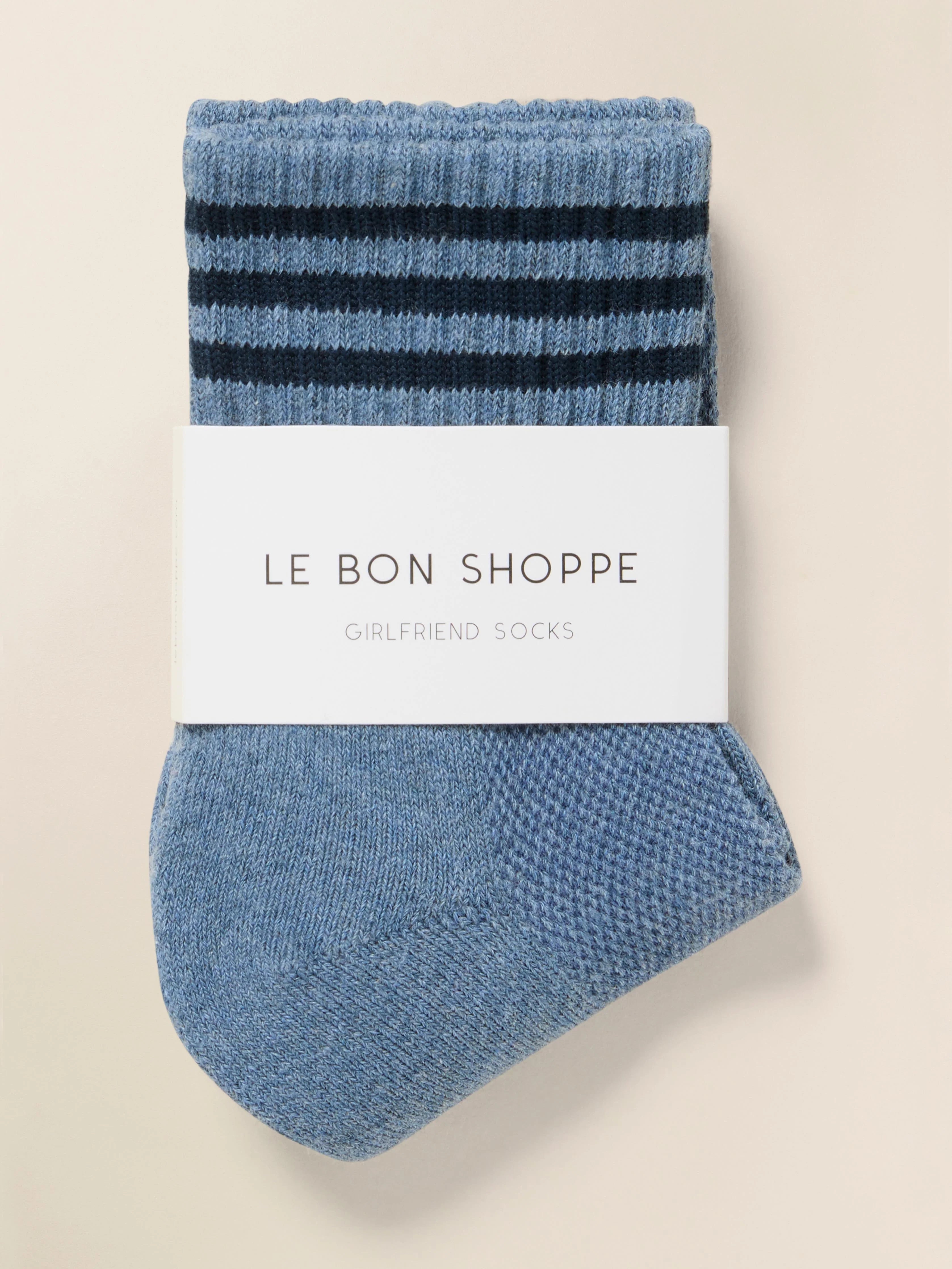 Le Bon Shoppe Girlfriend Socks - Indigo