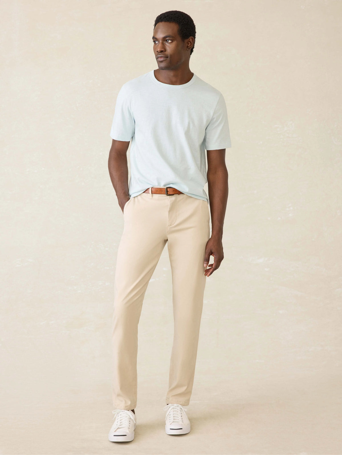 Sunwashed Regenerative Tee - Sky