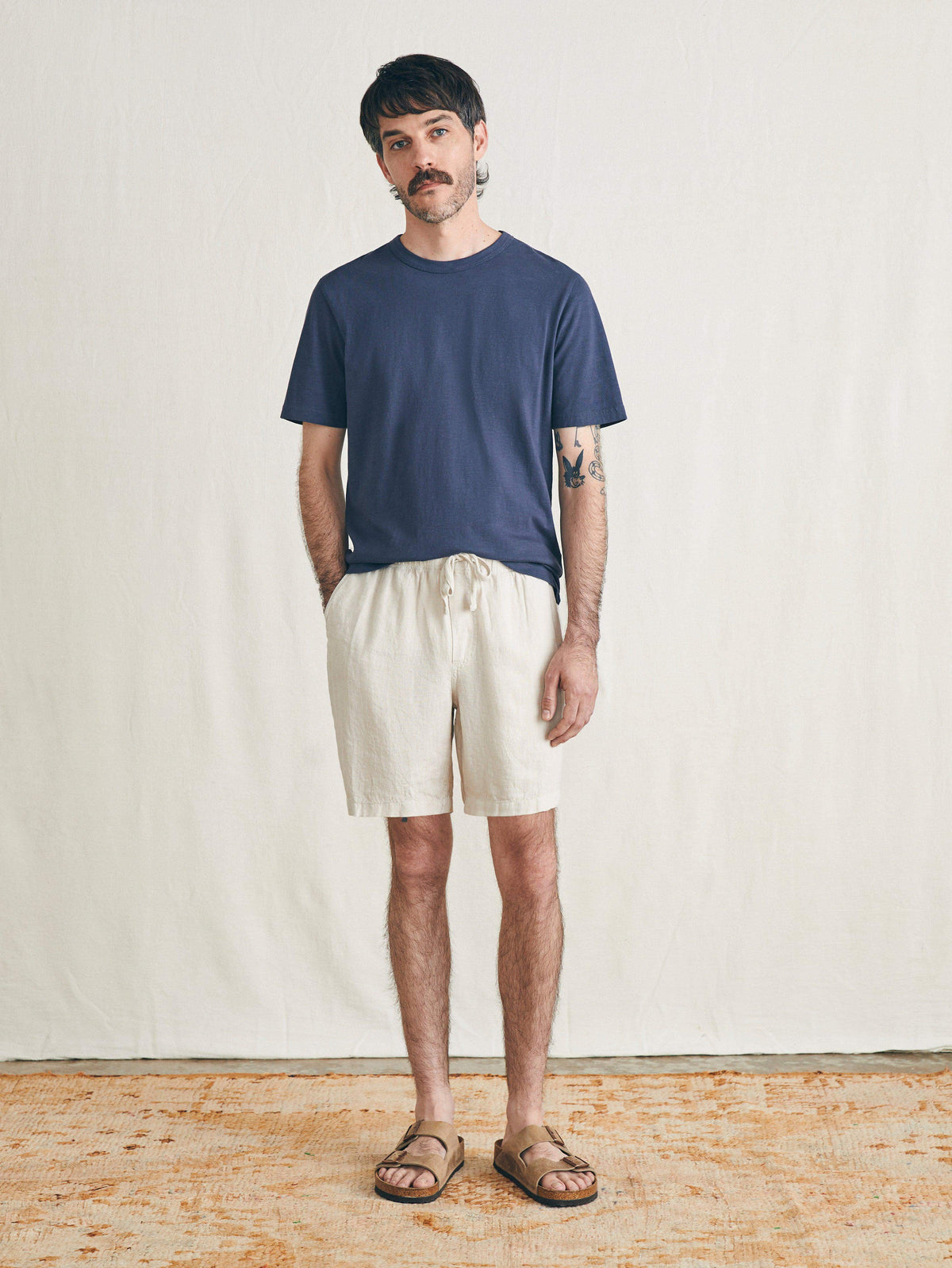 Essential Linen Short (6.5" Inseam) - Weathered Sand