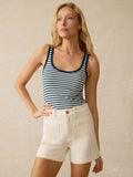 Stretch Terry Patch Pocket Short - Egret