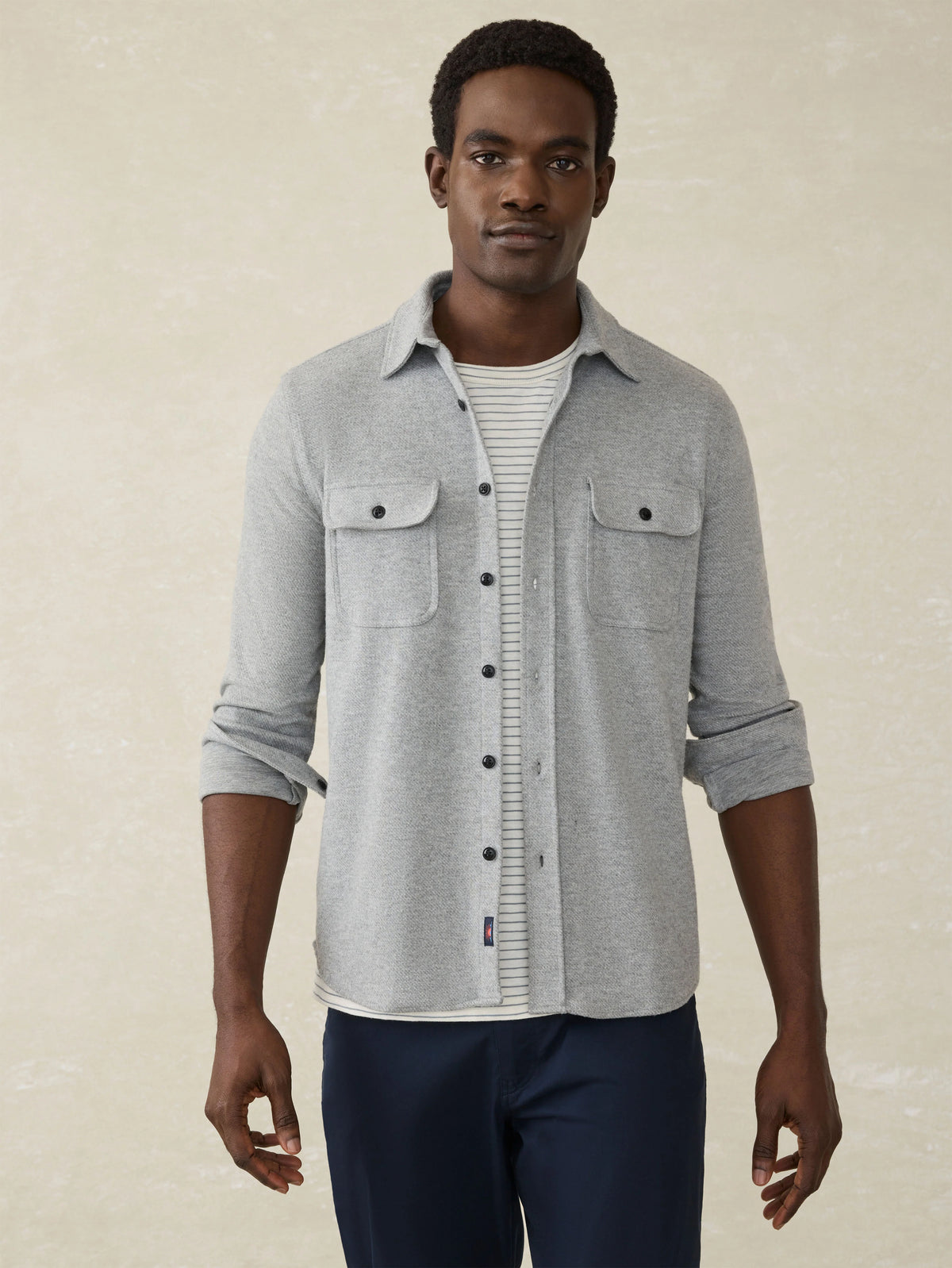 Legend™ Sweater Shirt - Fossil Grey Twill
