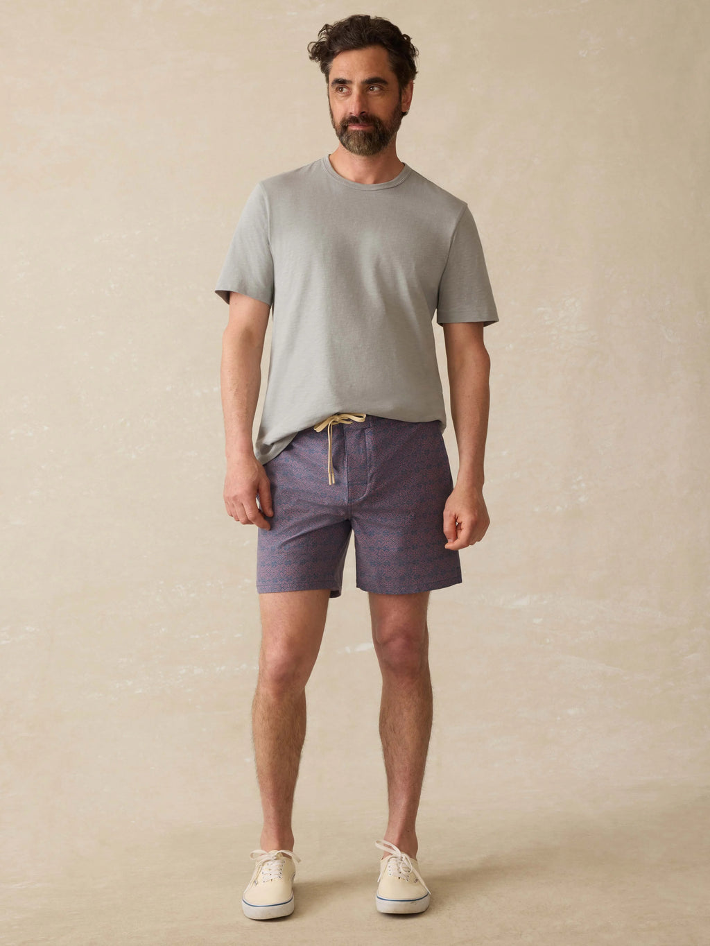 Biarritz Boardshort - Dusk Rose Medallion