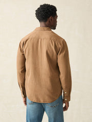 Tried \u0026 True Chambray Workshirt - Sahara Khaki