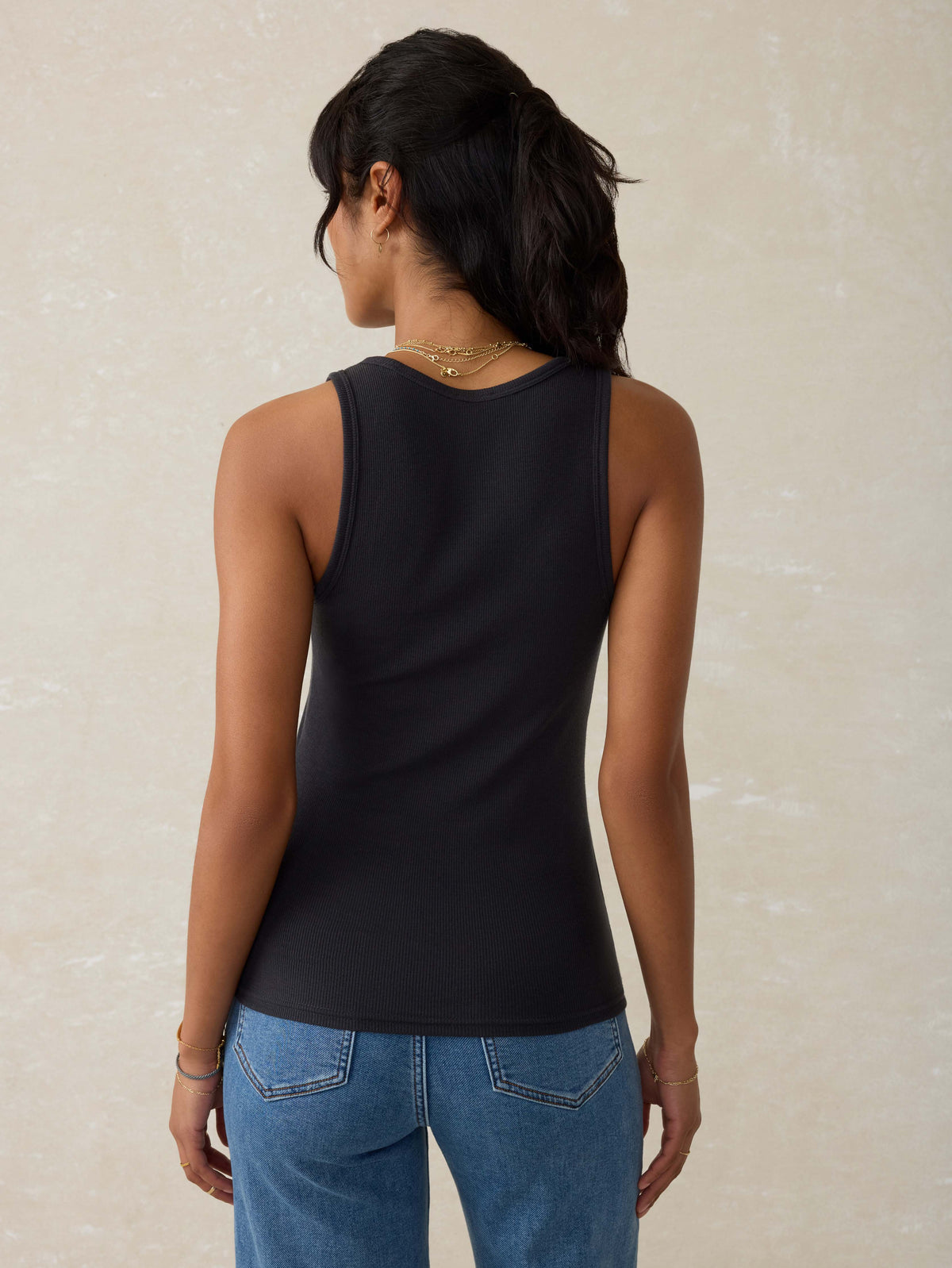 Featherweight Freestyle Tank - Washed Black