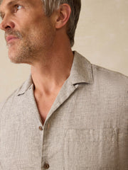 Short-Sleeve Breeze Camp Shirt - Stone Coast
