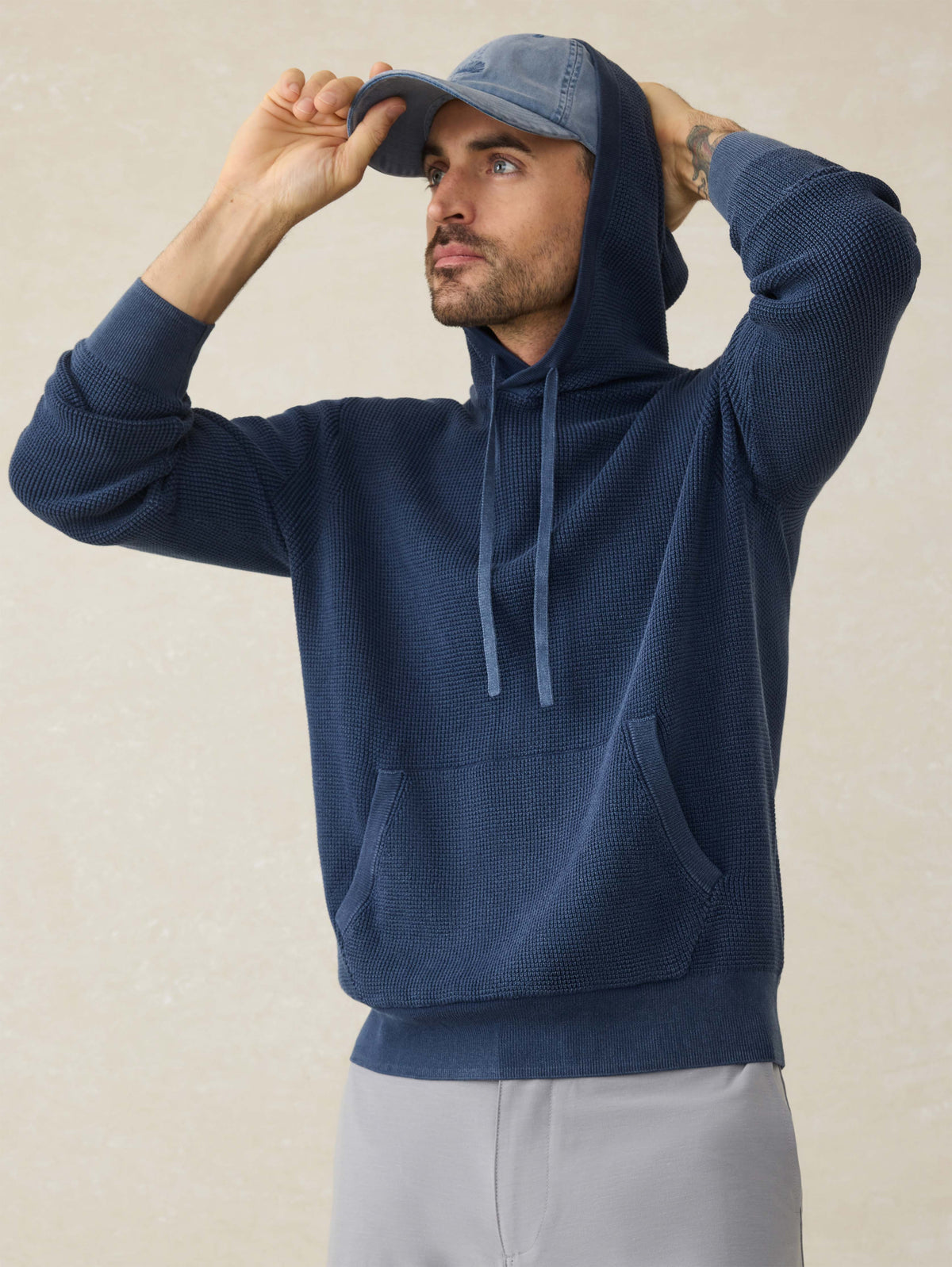 Sunwashed Sweater Hoodie - Blue Nights