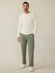 Sunwashed Crewneck Sweater - White Shell