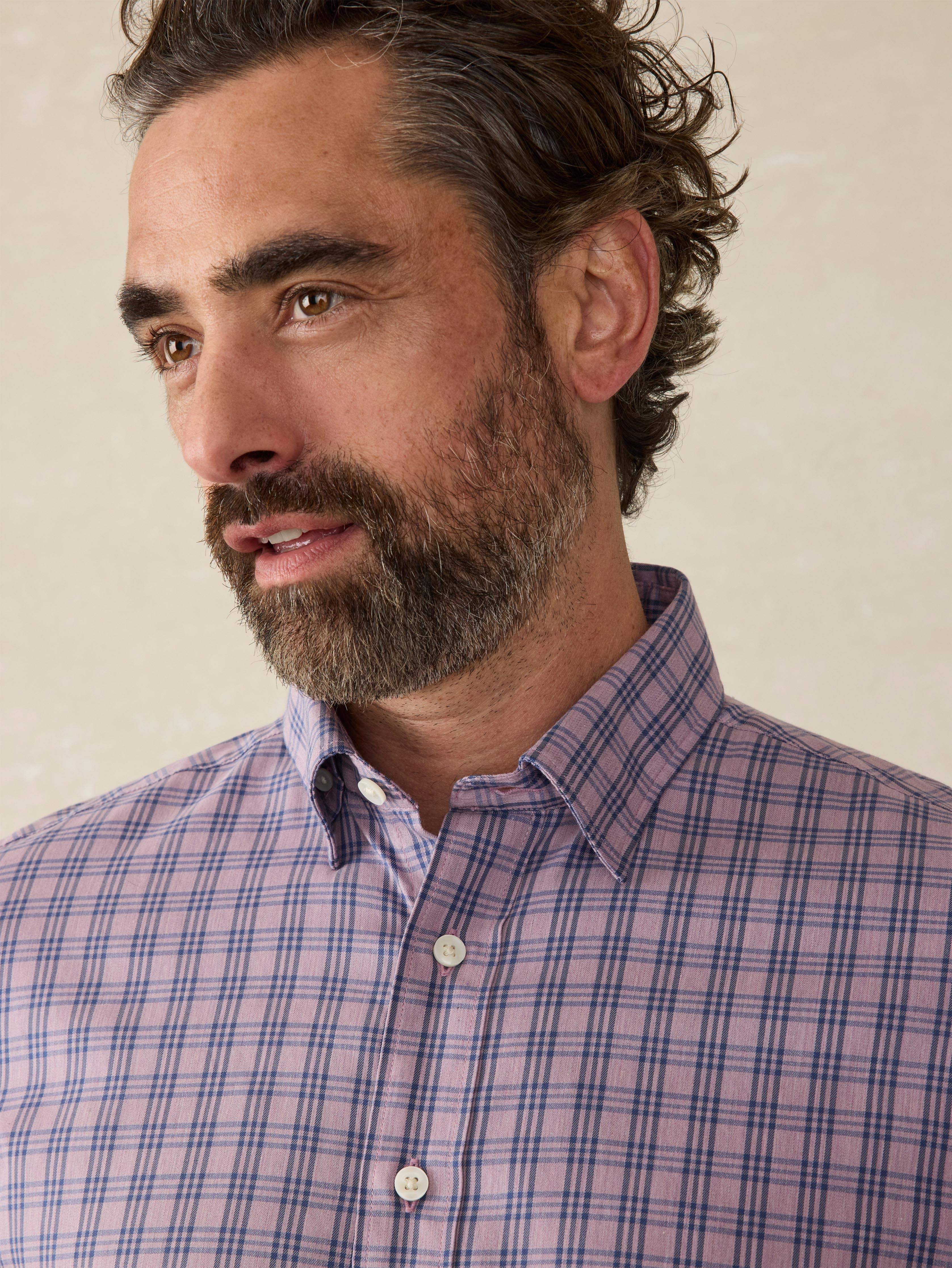 Movement™ Shirt - Berry Skies Check